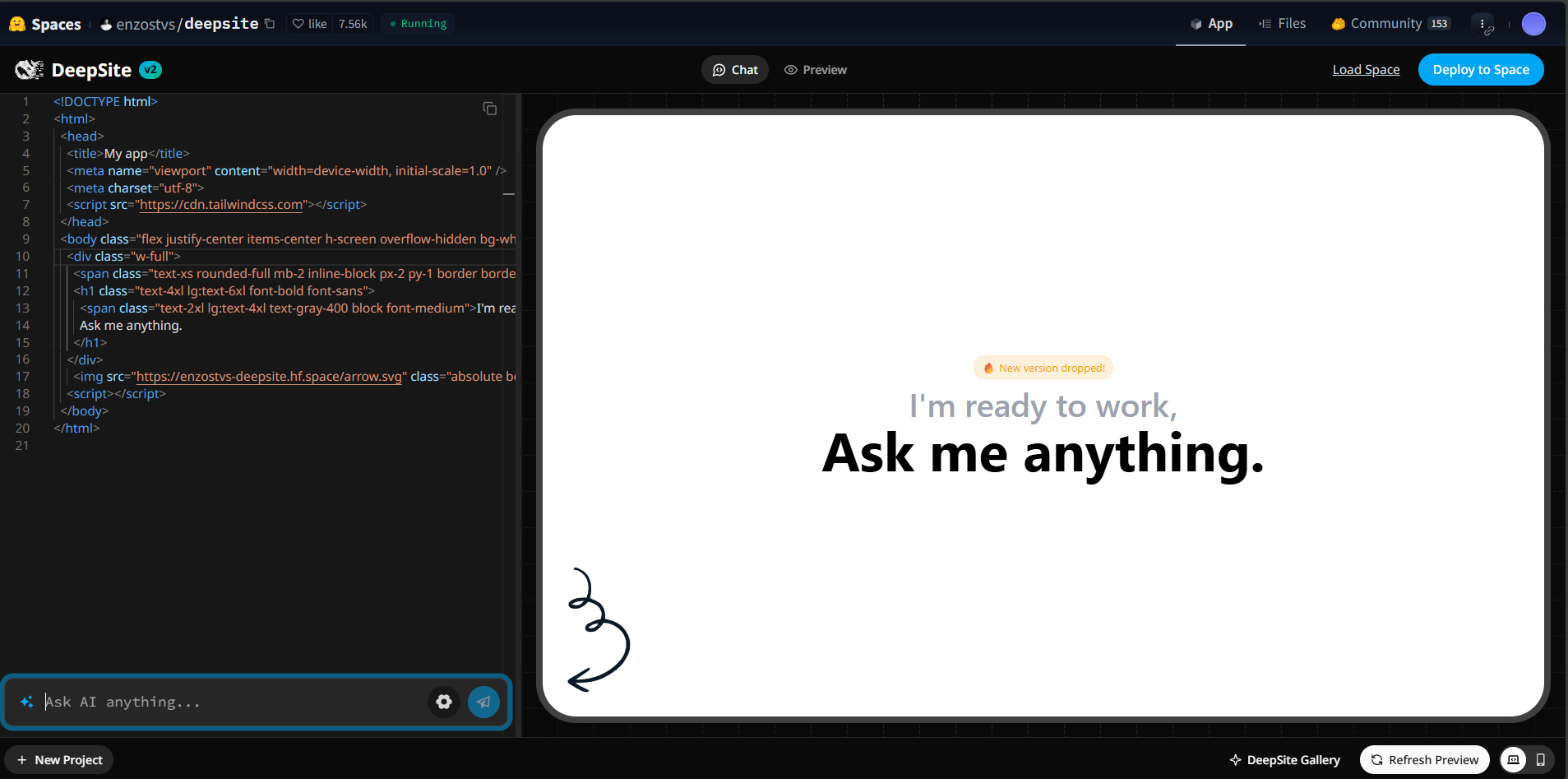 DeepSite V2: Revolutionizing Web Development with&nbsp;AI